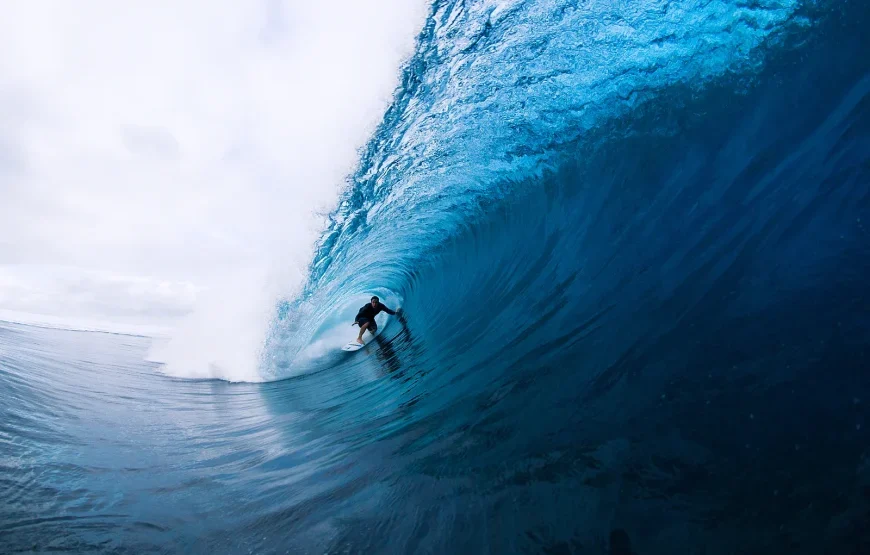 Surfing in Fiji